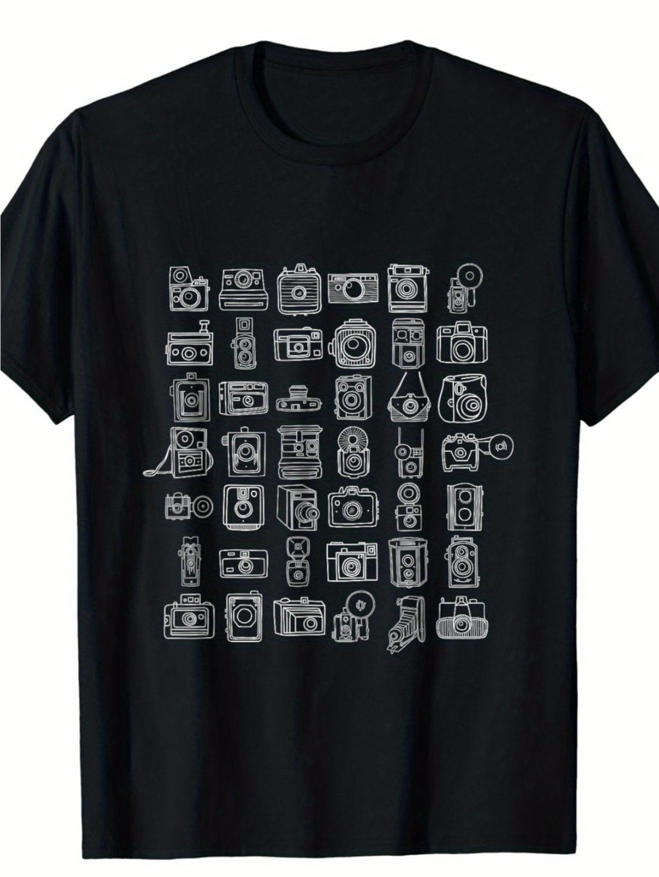 Photography Graphic Design - Camiseta Gráfica Masculina com Design de