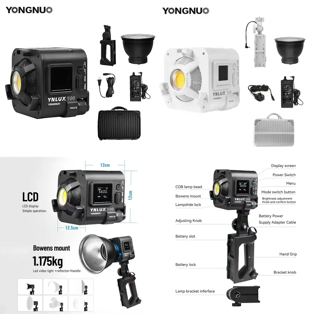 Photography Lighting - YONGNUO YNLUX100 100W 3200K-5600K Luz de