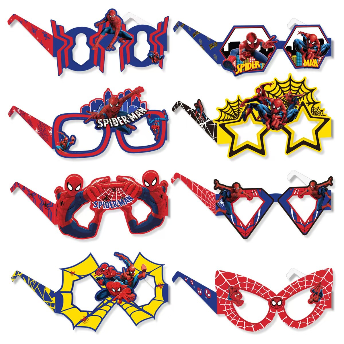 Photography Paper - Óculos de Papel Eco-Friendly do Homem-Aranha