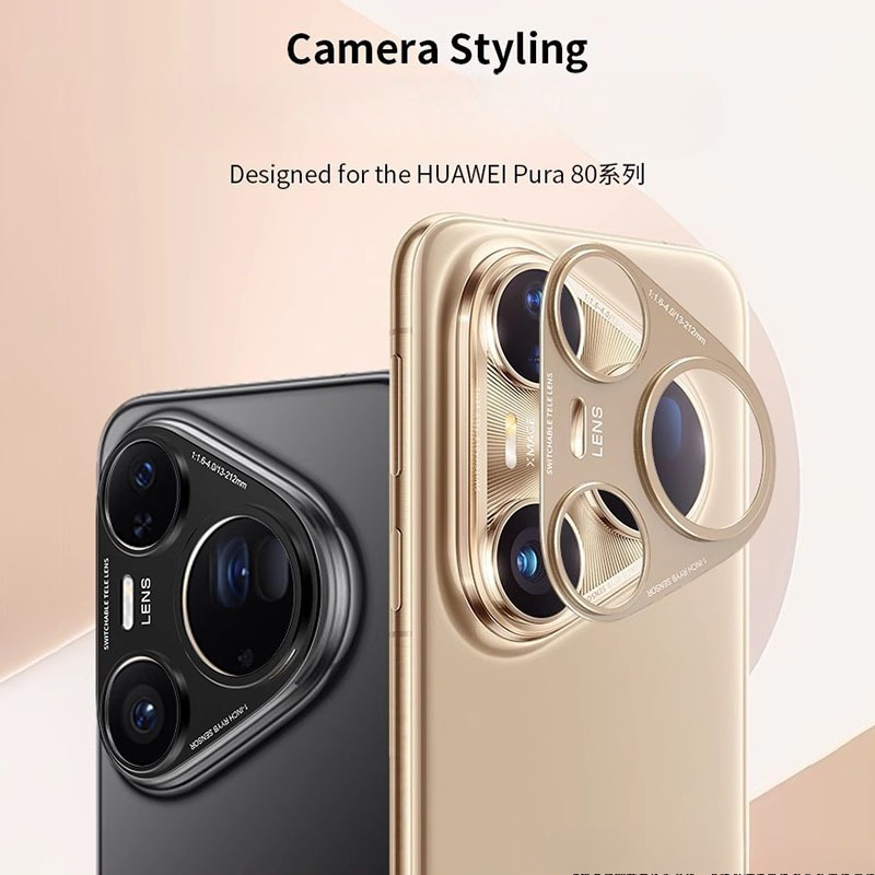 Photography Kit Huawei Pura 80 Ultra - Protetor de câmera de liga para