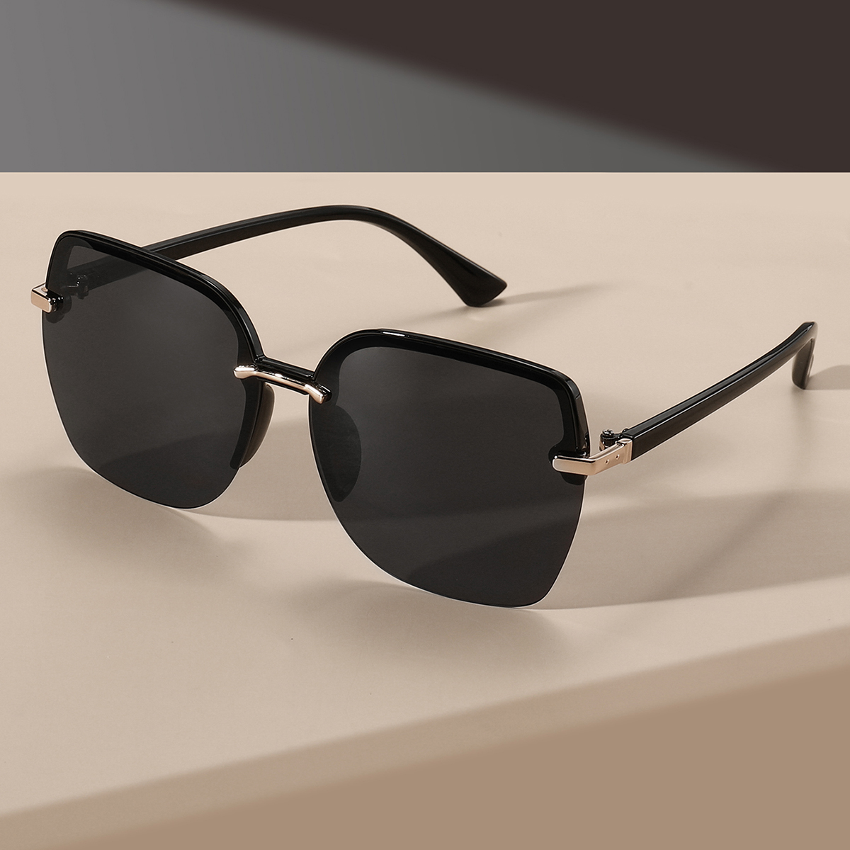Photography Fashion - Óculos retrô minimalistas com armação quadrada