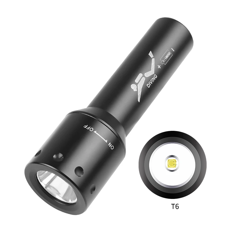 Photography Lighting - Nova Lanterna de Mergulho T6 LED