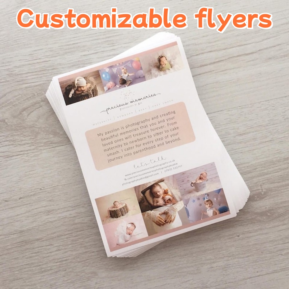 Photography Paper - Impressão de Flyers de Papel Personalizados