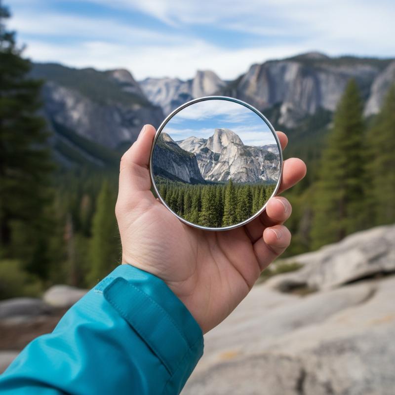 Photography Solo - Espelho Convexo Portátil de Viagem para