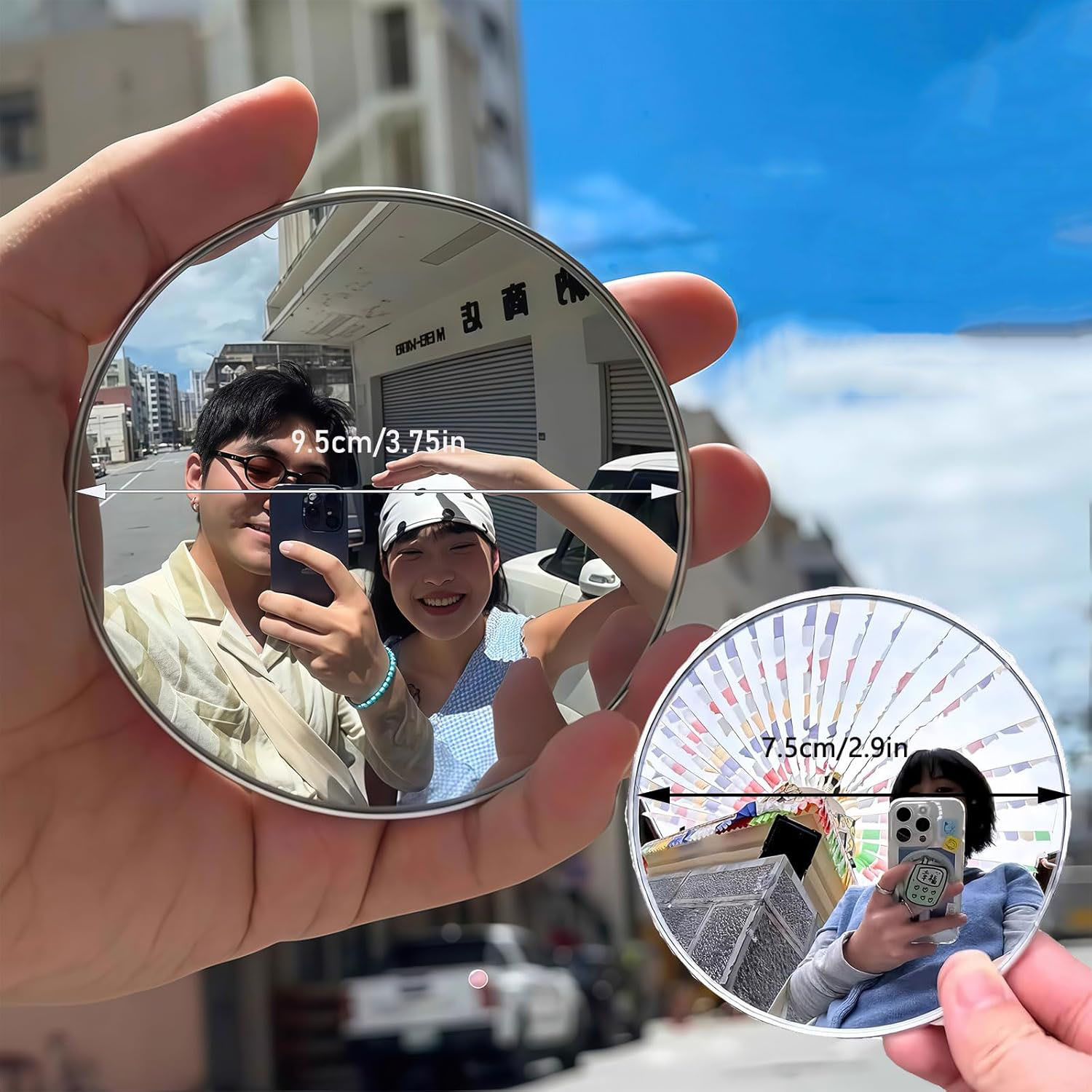 Espelho Convexo Portátil de Mã - Photography Solo avaliação e preço