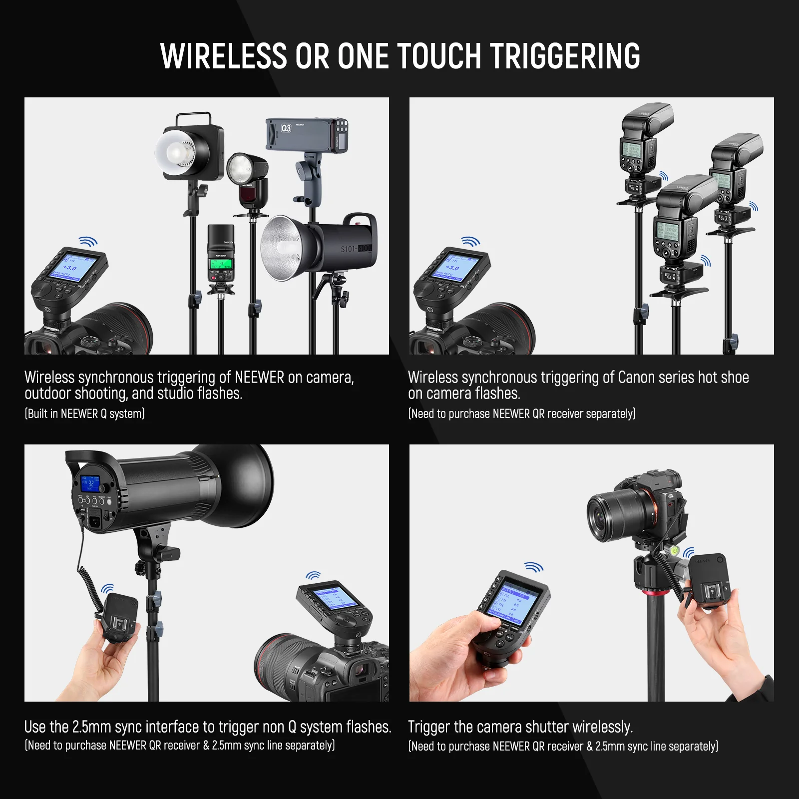 NEEWER QPRO TTL Disparador de  - Speedlite Flash External avaliação e preço