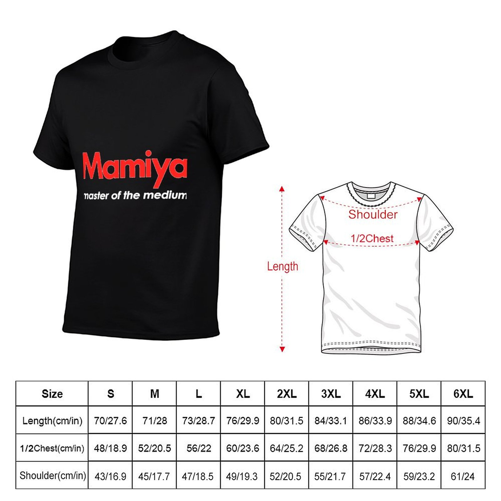 Camiseta com logotipo da Mamiy - Photography Solo avaliação e preço