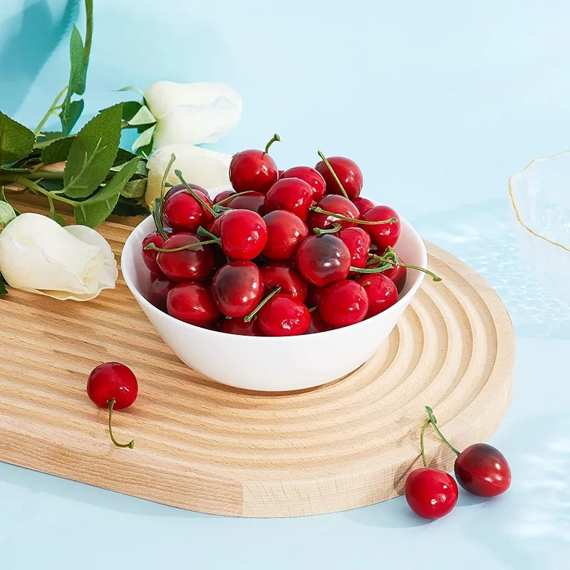 30 pçs simulação de cereja fal - Photography Food avaliação e preço