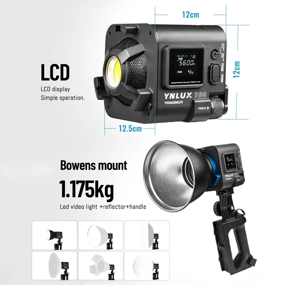 YONGNUO YNLUX100 100W 3200K-56 - Photography Lighting avaliação e preço