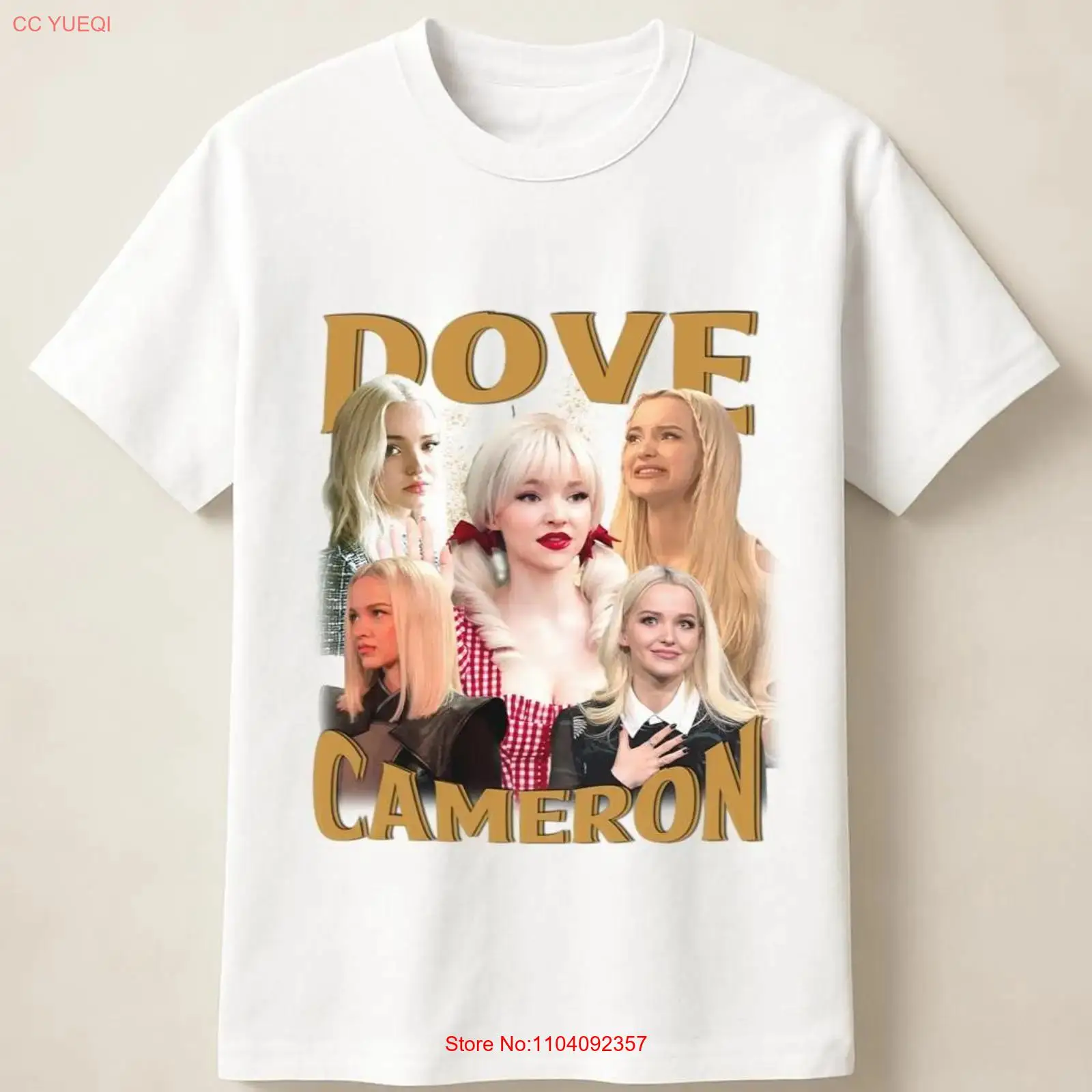 Camiseta Dove Cameron Soft Glo - Photography Graphic Design avaliação e preço