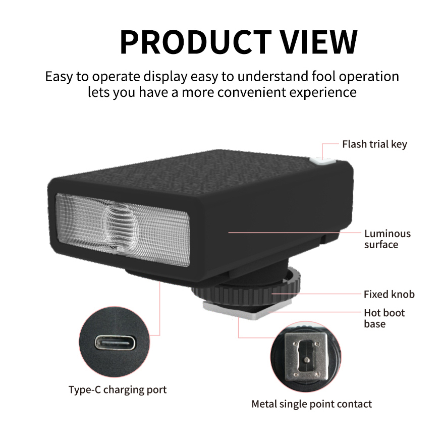Linim qu13 mini câmera flash s - Speedlite Flash External avaliação e preço
