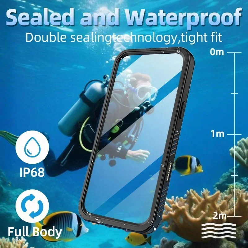 360 °   Capa à Prova d'Água IP - Photography With Iphone 15 avaliação e preço