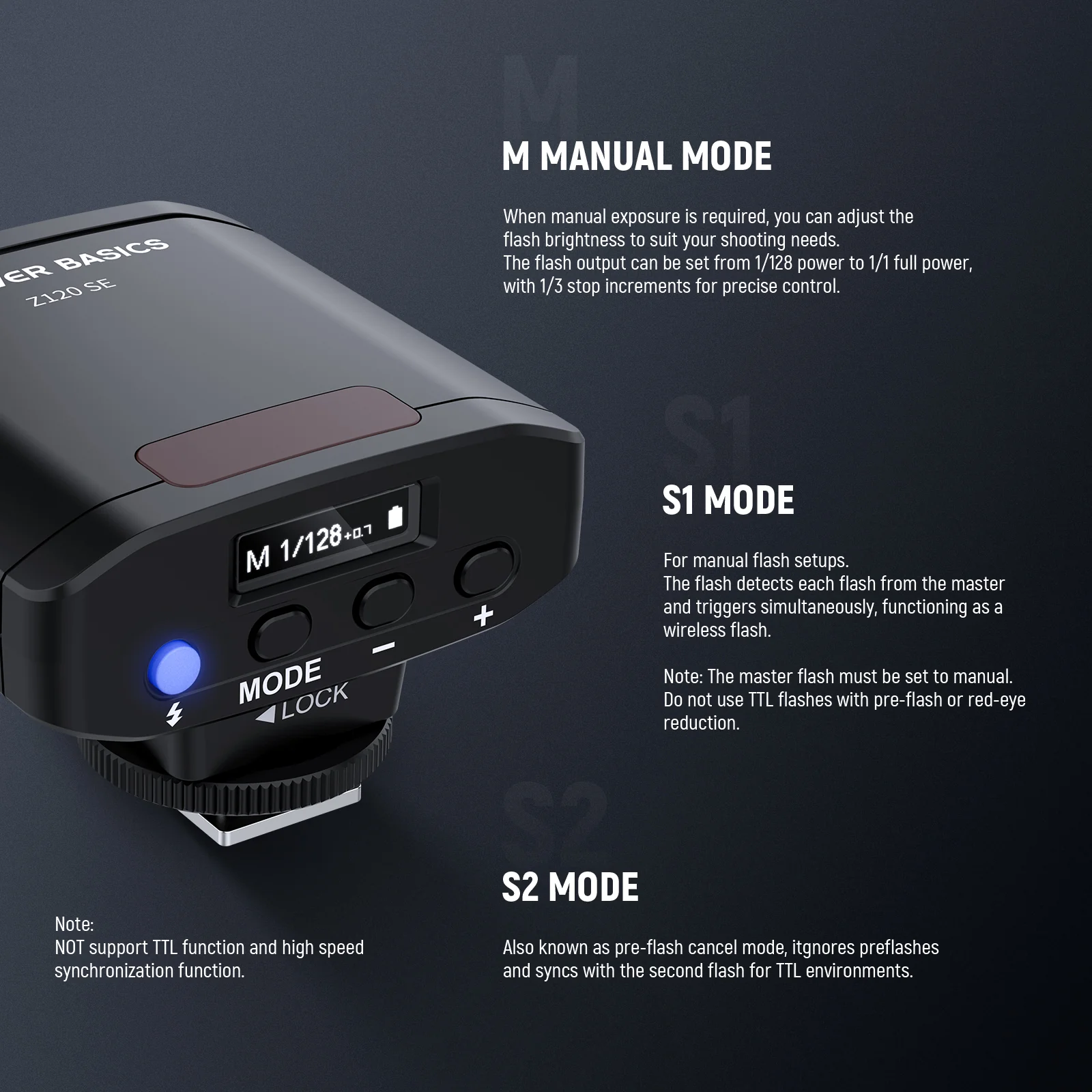 NEEWER BASICS Z120 SE 5600K Mi - Speedlite Flash External avaliação e preço