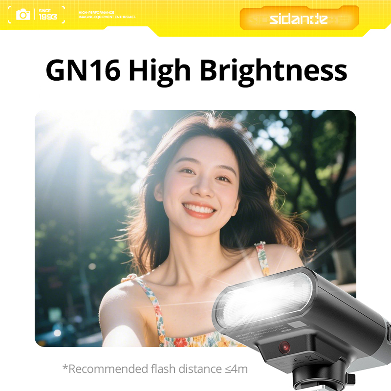 Flash Externo SIDANDE S1 Mini  - Speedlite Flash External avaliação e preço