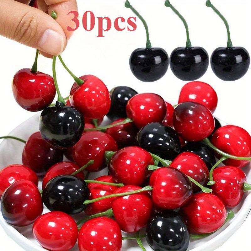 30 Peças de Cerejas Artificiai - Photography Food avaliação e preço