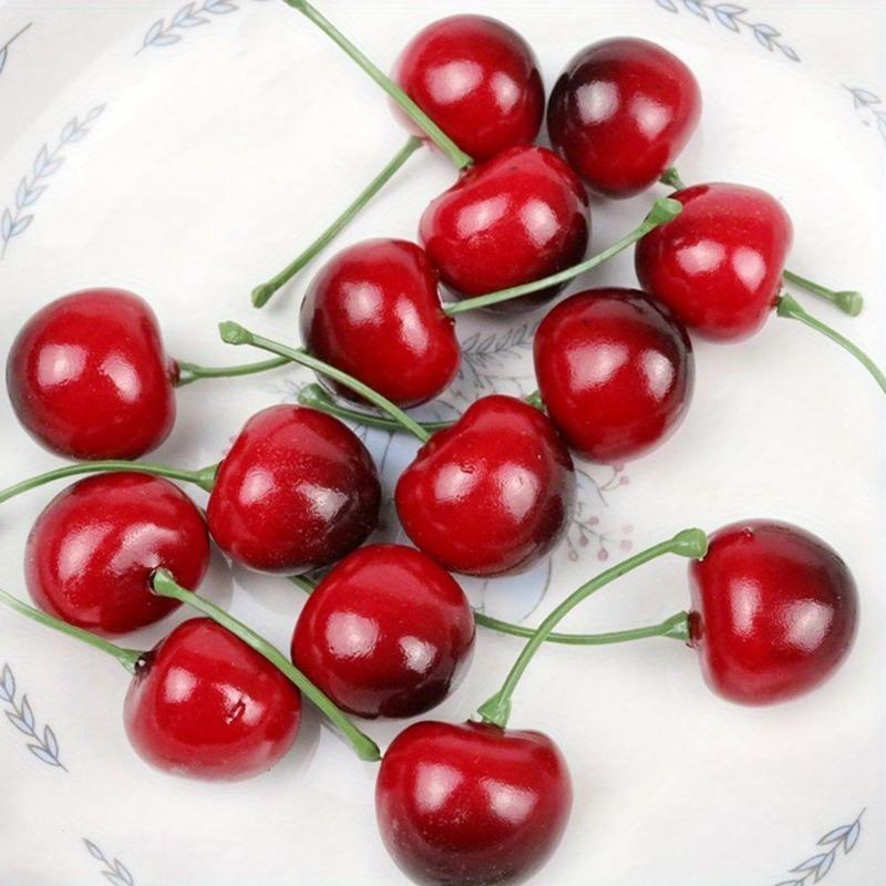 30 Peças de Cerejas Artificiai - Photography Food avaliação e preço