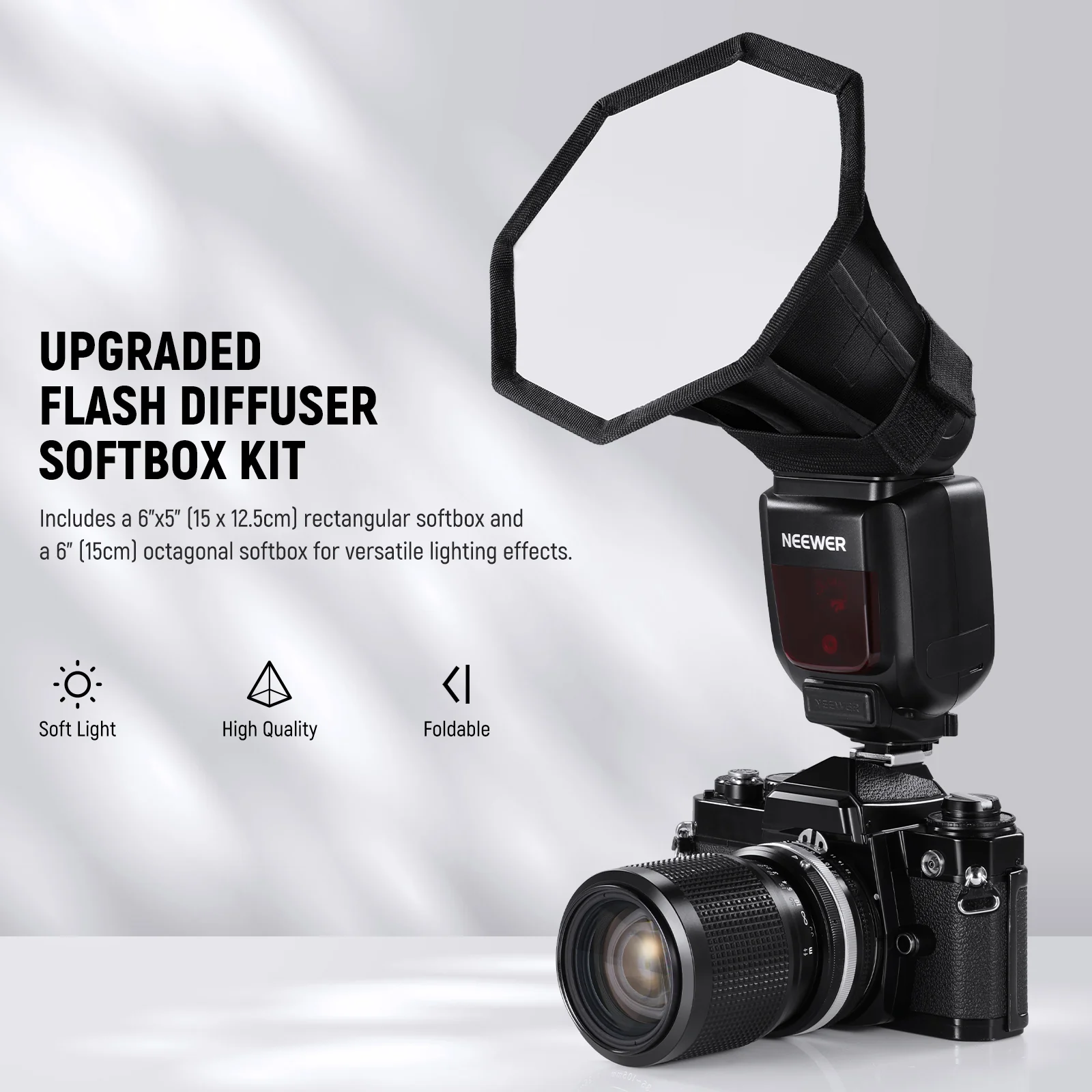 NEEWER NS5P Difusor de Flash D - Speedlite Flash External avaliação e preço