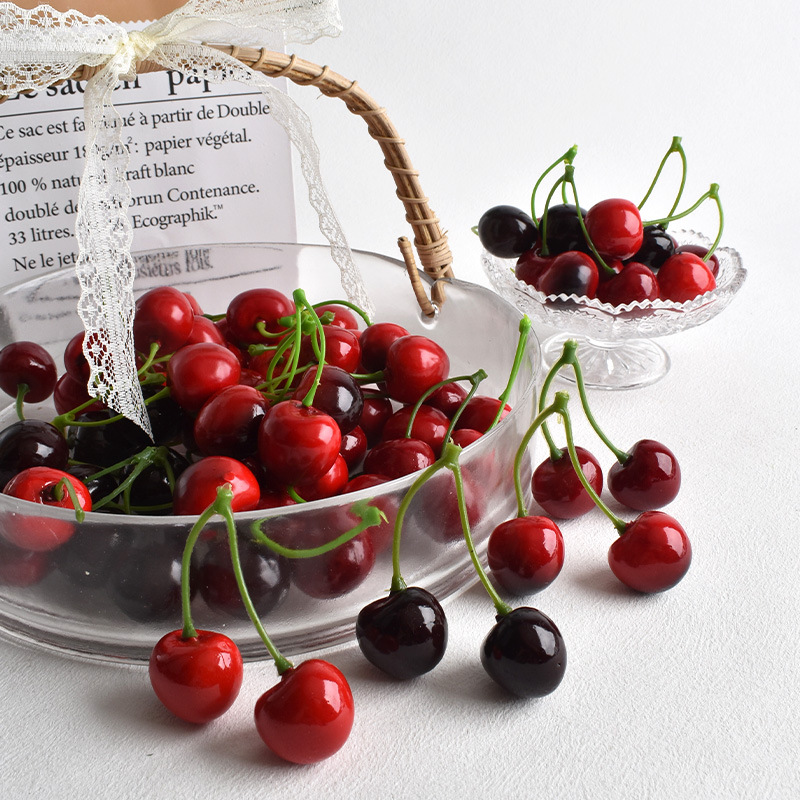 10 Peças de Cereja Artificial, - Photography Food avaliação e preço