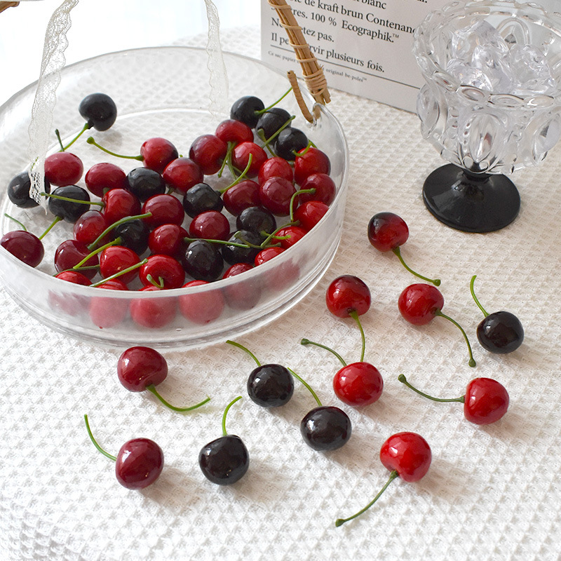 10 Peças de Cereja Artificial, - Photography Food avaliação e preço